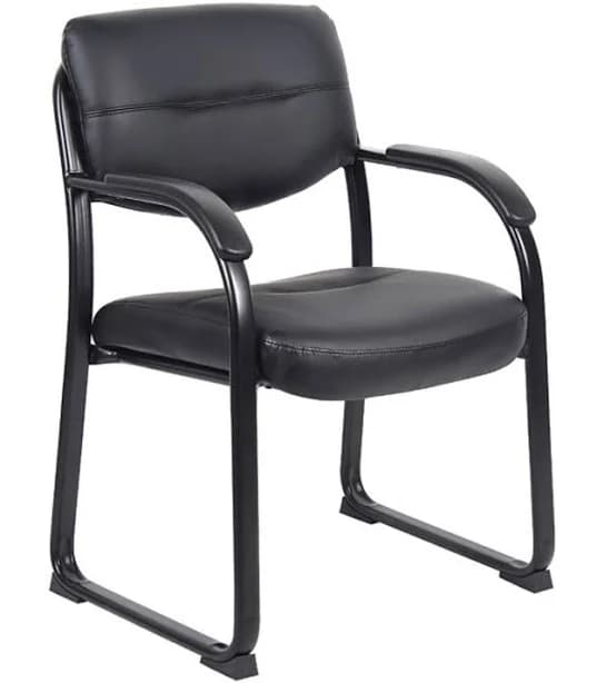 Office Chairs USA Tubular Metal Frame Guest with Padded Arms - OCU-529-ARMS