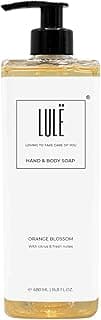 Hand and Body Soap, Soap Dispenser, Cleanliness and Freshness, Fresh and Citrusy Scent of Orange Blossom, Natural Formula, Ideal for Homes and Hotels, 480 ml