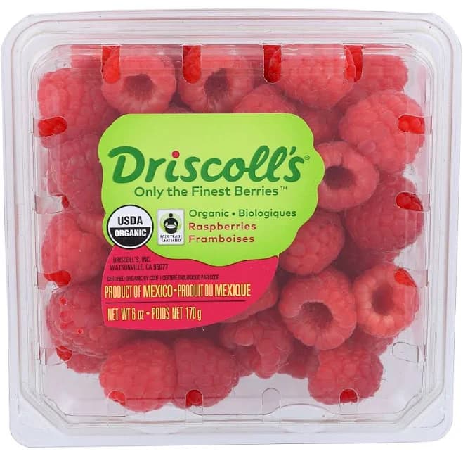 Driscoll's Organic Raspberries