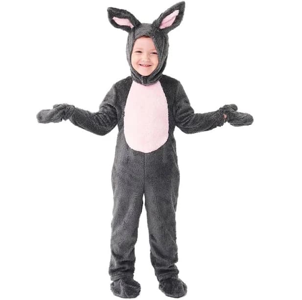 Kids Easter Bunny Plush Onesie