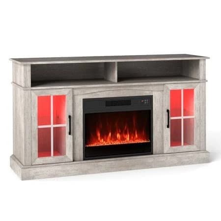 Giantex 58 inch Fireplace TV Stand