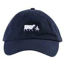 Navy with White Logo Cap