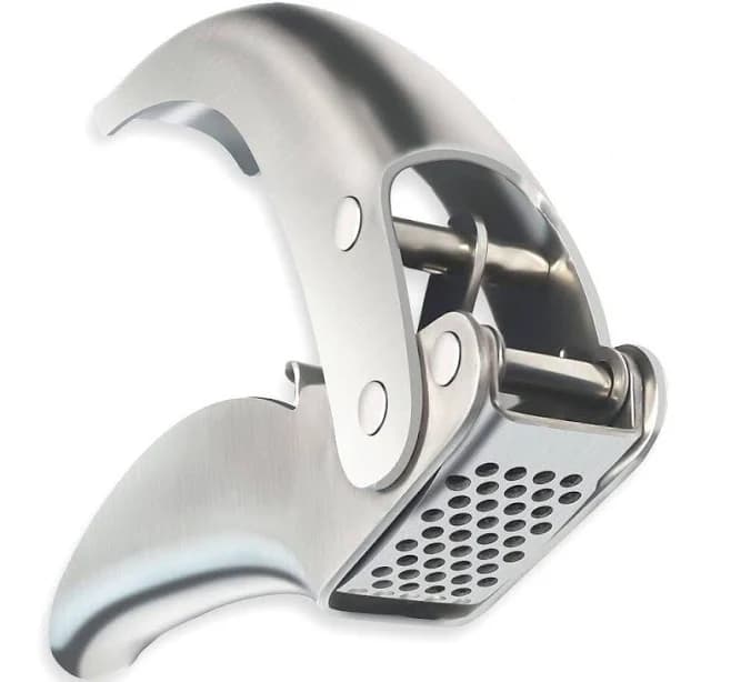Wudkey Premium Stainless Steel Garlic Press