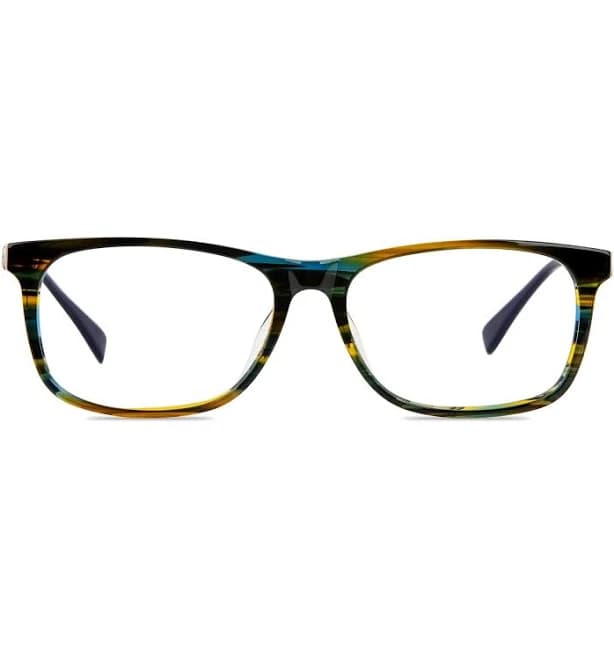Fondvue Multicolored Rectangle Full-Rim Prescription Glasses