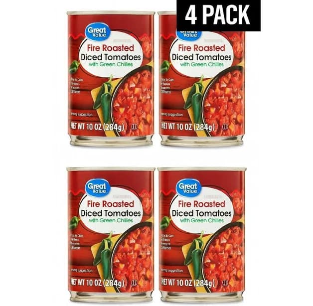 Great Value Diced Tomatoes with Green Chilies