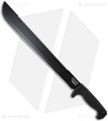 SOG SOGfari Machete Fixed Blade Knife (18" Black) MC-02 - Blade HQ