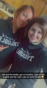 In And Out Of Trouble | Best Friend Hoodies (Set Of 2) – Luckless Outfitters
