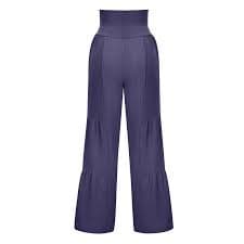 HAPIMO Wide Leg Pleated Pants for Women Womens Loose Ruched Flare Trousers Teens Fall Fashion Outfits Draped Elastic High Waist Casual Comfy Pants Solid Color Sky Blue XL - Walmart.com
