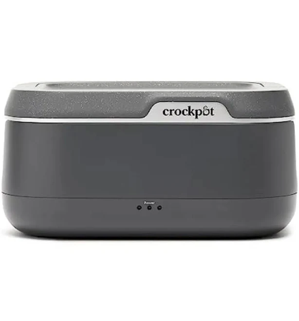 28-Ounce Mini Electric Heated Lunch Box, Portable Food Warmer, Perfect for Travel, Car, On-the-Go,