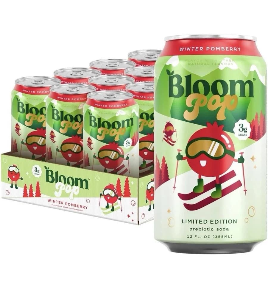 Bloom Pop Prebiotic Soda Variety Pack
