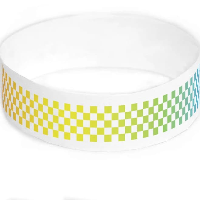 Eventwristbands.com Pre-Printed Designs Rainbow Wristbands