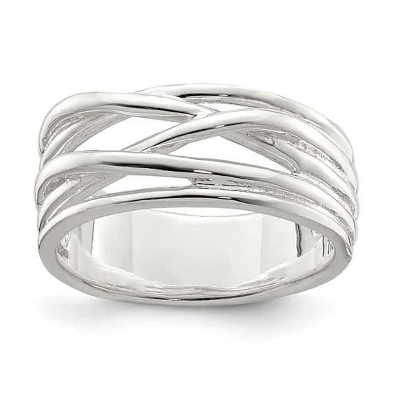Sterling Silver Woven Ring