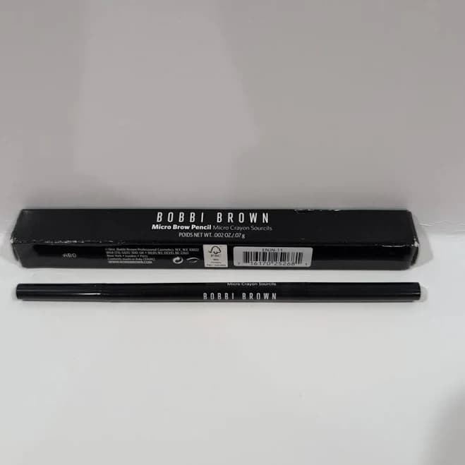 Bobbi Brown Micro Eyebrow Pencil. #11 Soft Black. 0.002 Oz. - New Beauty