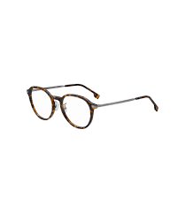 BOSS - Havana-acetate optical frames with signature hardware - Brown