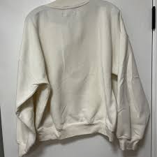 JCrew Women's Heritage Fleece Half Zip Neck Ivory Large | eBay
