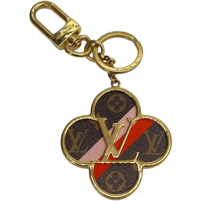 LOUIS VUITTON KEY Holder: Four-Leaf Clover Design