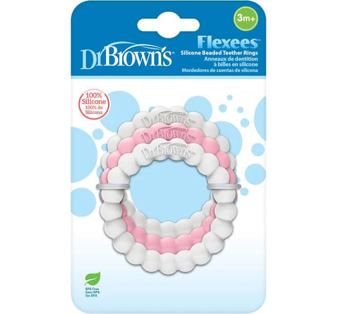 Dr. Brown's Flexees Beaded Teether Rings