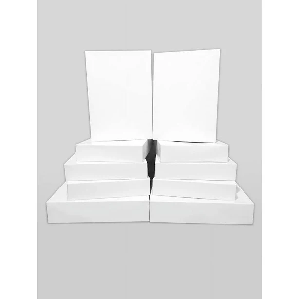 Holiday Time White Gift Boxes