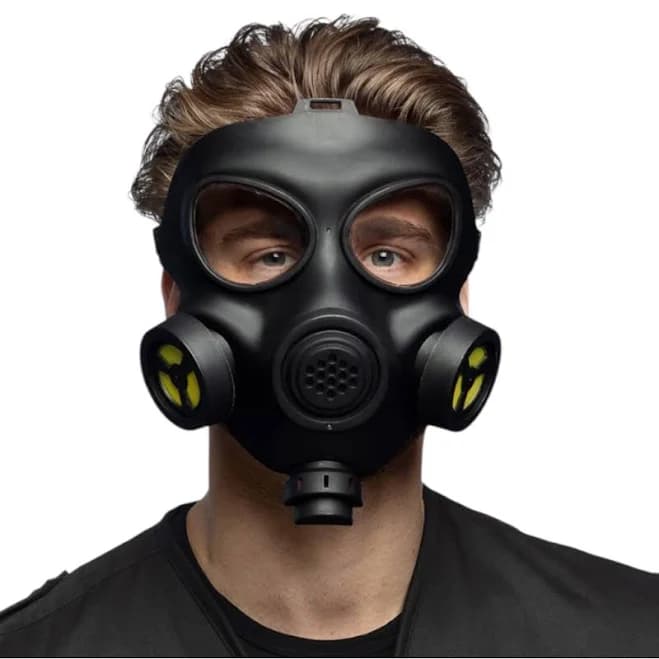 No Brand Accessories | Halloween Gas Mask Costume Accessory For Adults | Color: Black/Yellow | Size: Os | Pinkshishop's Closet