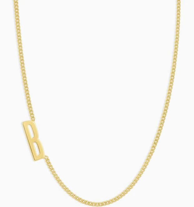 18k Gold Wilder Alphabet Necklace
