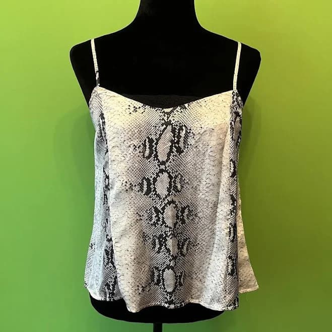 Fabrik Snakeskin Print Cami, Size S