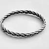 925 Sterling Silver Braided Eternity Band – Dainty Rope Ring, Stackabl
