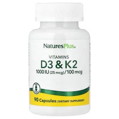 NaturesPlus Vitamin D3 & K2