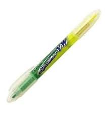 Pilot SPOTLITER VW 2-Color Double-sided Highlighter - Yellow & Green