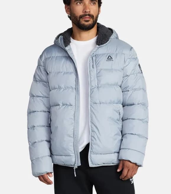 Reebok Heavyweight Puffer Coat with Hood