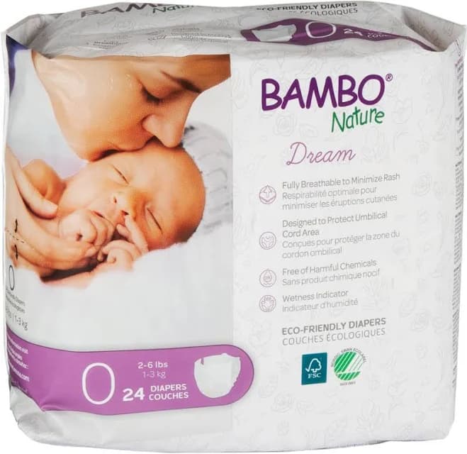 Direct Textile Store 101 Baby Diapers, Bulk Case of 6 Bags Size 1