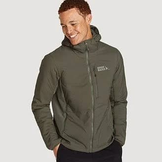 Eddie Bauer Men's Astro-Air Insulated Hooded Hybrid Jacket