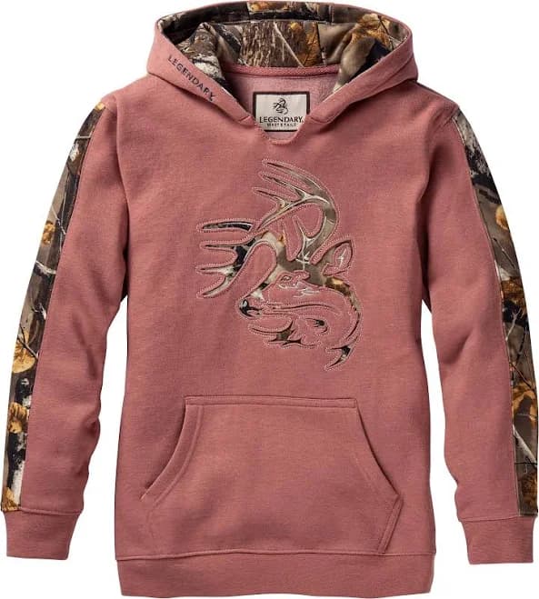 Legendary Whitetails Big Kids Camo Outfitter Hoodie Long Sleeve Sweatshirt