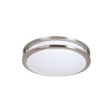 Modern Satin Nickel LED Ceiling Light Flush Mount - Walmart.com