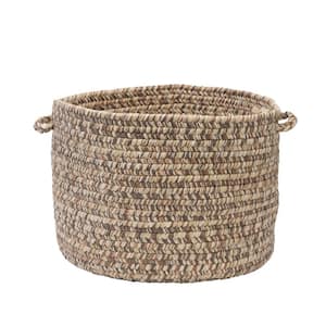 Colonial Mills Tweed Lake Blue Round 18 in. x 18 in. x 12 in. QW49A018X018 - The Home Depot
