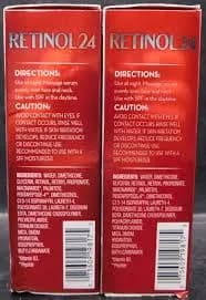 2 Pk Olay Regenerist Retinol 24 Night Serum Fragrance Free 1.3Fl Oz Ea New
