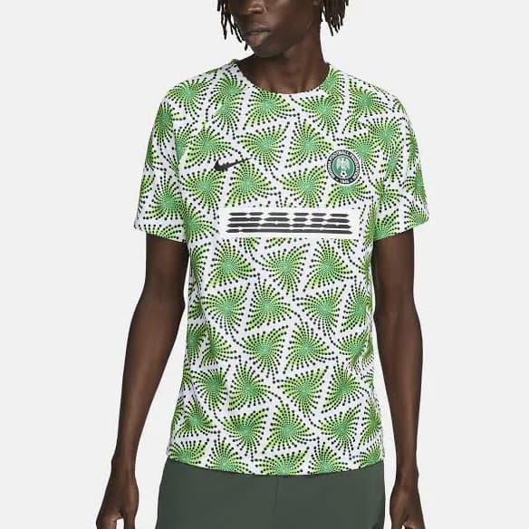 Nike Men's Nigeria 2022-2023 Dri-FIT Pre-Match Soccer Top