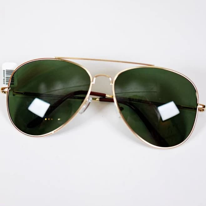 Double Bridge Aviator Sunglasses