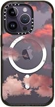Impact iPhone 14 Pro Case [4X Military Grade Drop Tested / 8.2ft Drop Protection/Compatible with Magsafe] - Clouds - Glossy Black