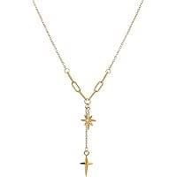 Amazon.com: YUJIE North Star Necklace for Women Gold Plated Dainty Pendants Necklace Fashion Jewelry Gift : Clothing, Shoes & Jewelry