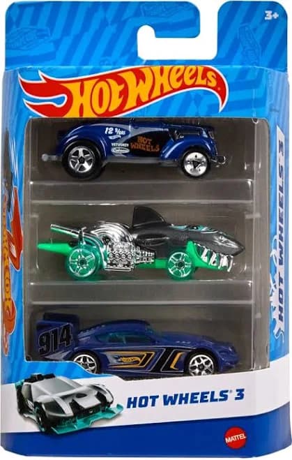 Hot Wheels 3-Pack Assortment Multicolor