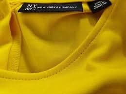 ny company dress size XXL yellow sleeveless b44 w40 L37 NWT | eBay