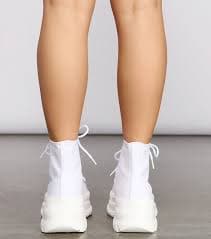 Casual Vibes High Top Sneakers | Windsor