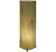 Eangee 24 Inch Cocoa Leaf Cylinder Table Lamp