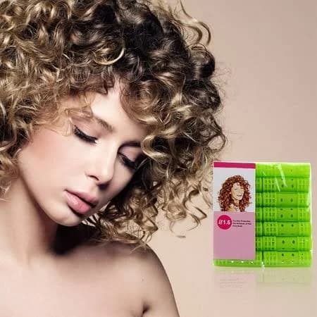 Self Grip Hair Rollers Set for Effortless No Heat Styling Creating Curls and at Home Salon, Size: One size, White