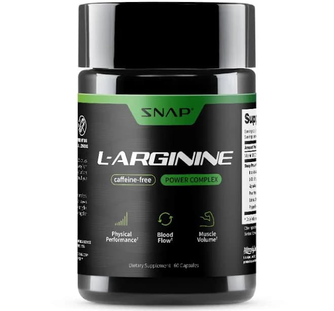 Snap Supplements L-Arginine 60 Cap