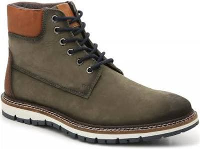 Rustic Asphalt Men's Lace-Up Tram Way Boots