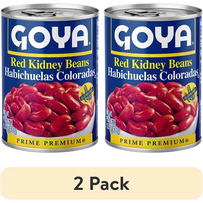 (2 pack) Goya Small Red Beans 15.5 oz Can