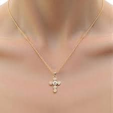 Amazon.com: Fviswiak Gold Cross Necklace for Women 14K Gold Plated/Silver Layered Cross Choker Dainty Tiny Double Sideway Cross Pendant Necklace Trendy Jewelry Gifts for Women （Gold - CZ Cross） : Clothing, Shoes