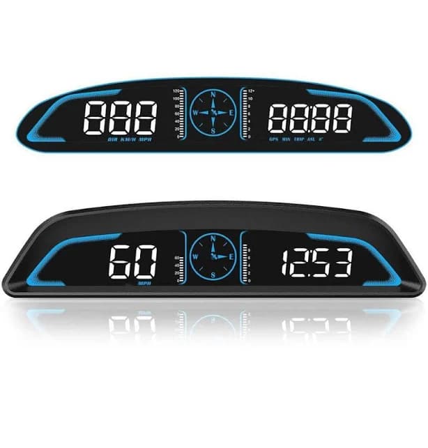 Lukyamzn 5.5 in. LCD GPS Speedometer