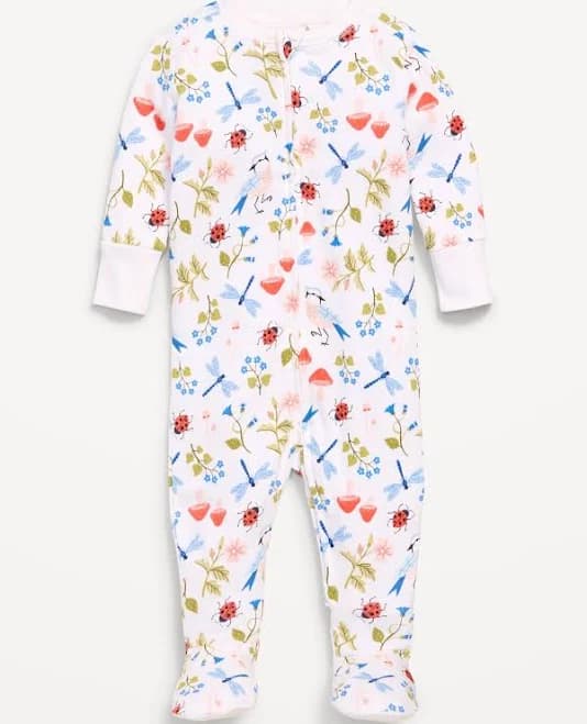 Old Navy x Lovevery Snug-Fit 2-Way-Zip Sleep & Play Footed One-Piece for Baby